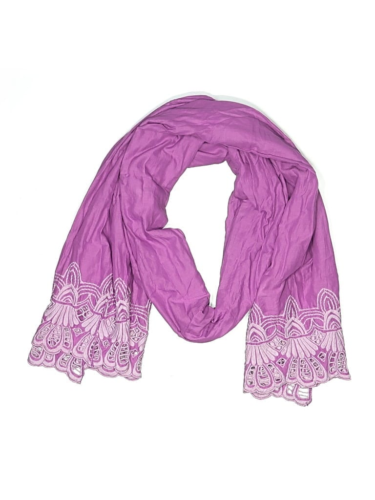 Pre-owned Unbranded Scarf In Purple