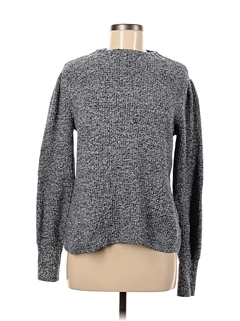 Pre-owned Nic + Zoe Pullover Sweater In Gray
