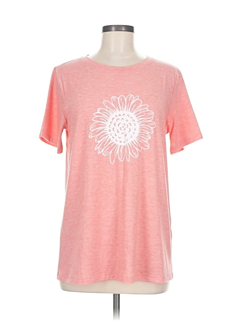 Pre-owned Assorted Brands Short Sleeve T-shirt In Pink