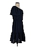 DKNY 100% Polyester Solid Blue Casual Dress Size 4 - photo 4