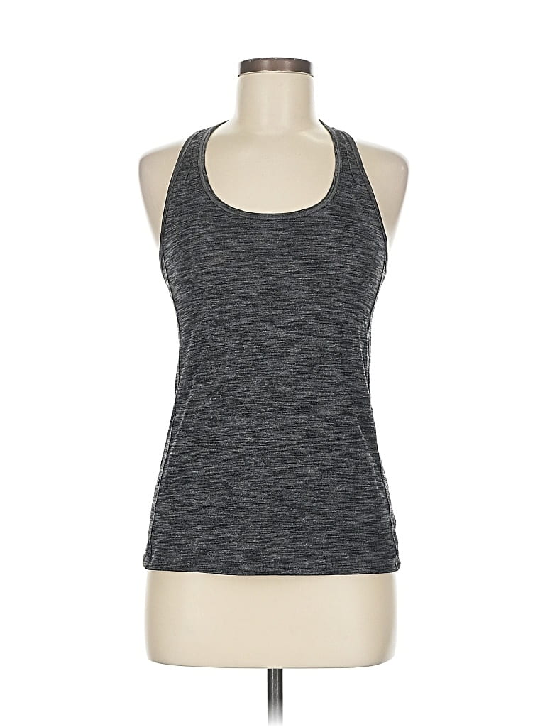 Pre-owned Lululemon Athletica Tank Top Black Halter Neckline Tops