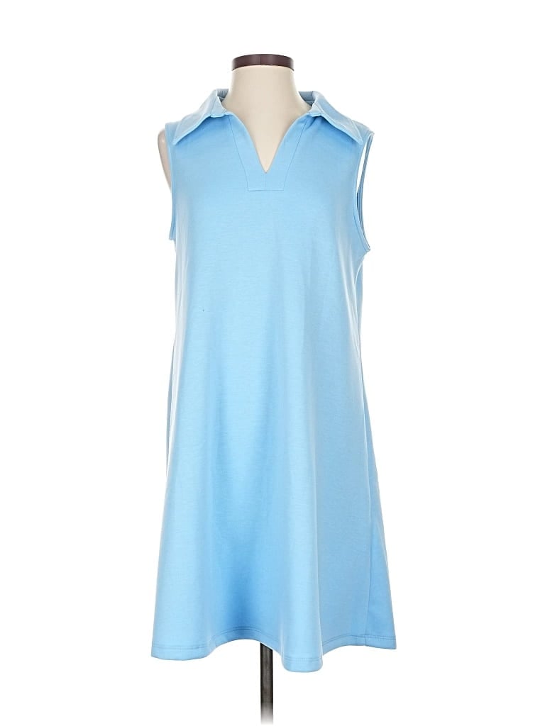 Pre-owned Dear Scarlett Casual Dress In Blue