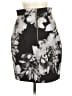H&M Floral Gray Black Formal Skirt Size 8 - photo 2