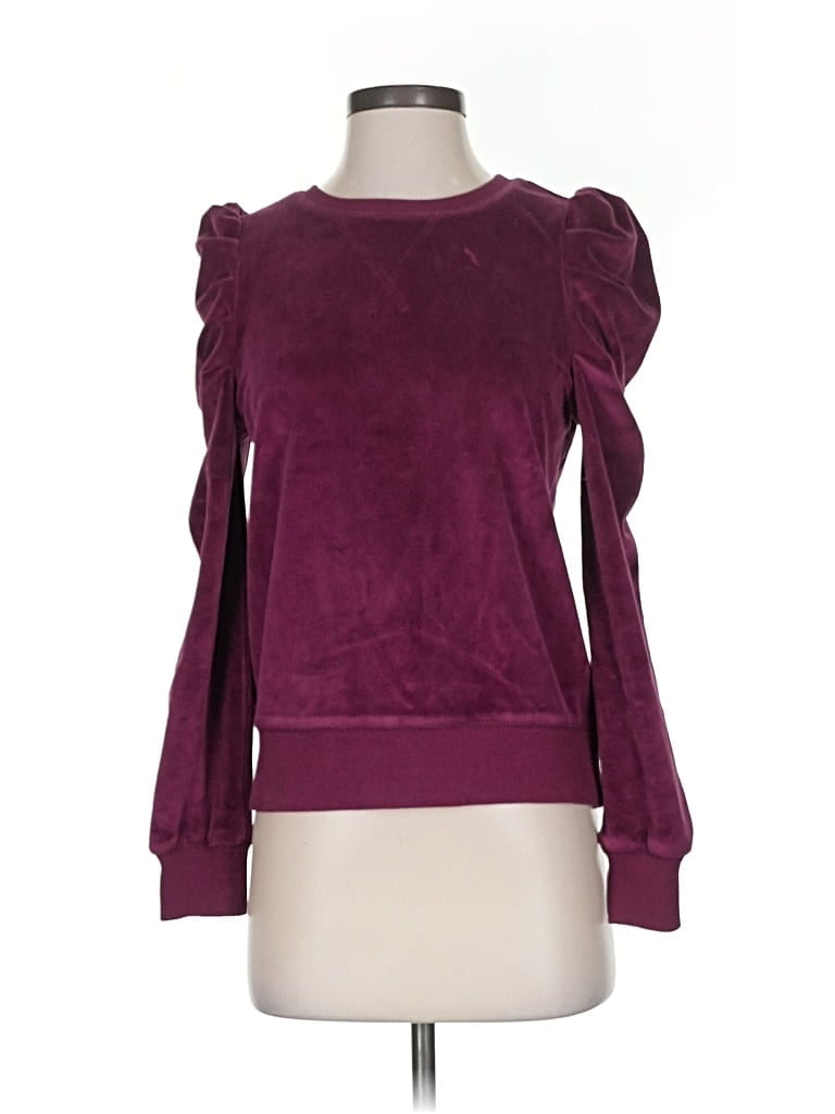 Pre-owned Rebecca Minkoff Sweatshirt In Burgundy