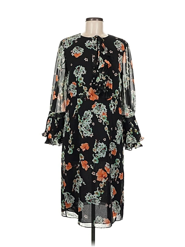 Pre-owned Mikael Aghal Casual Dress In Blue