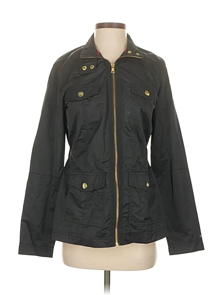 Pre-owned Tommy Hilfiger Jacket In Black