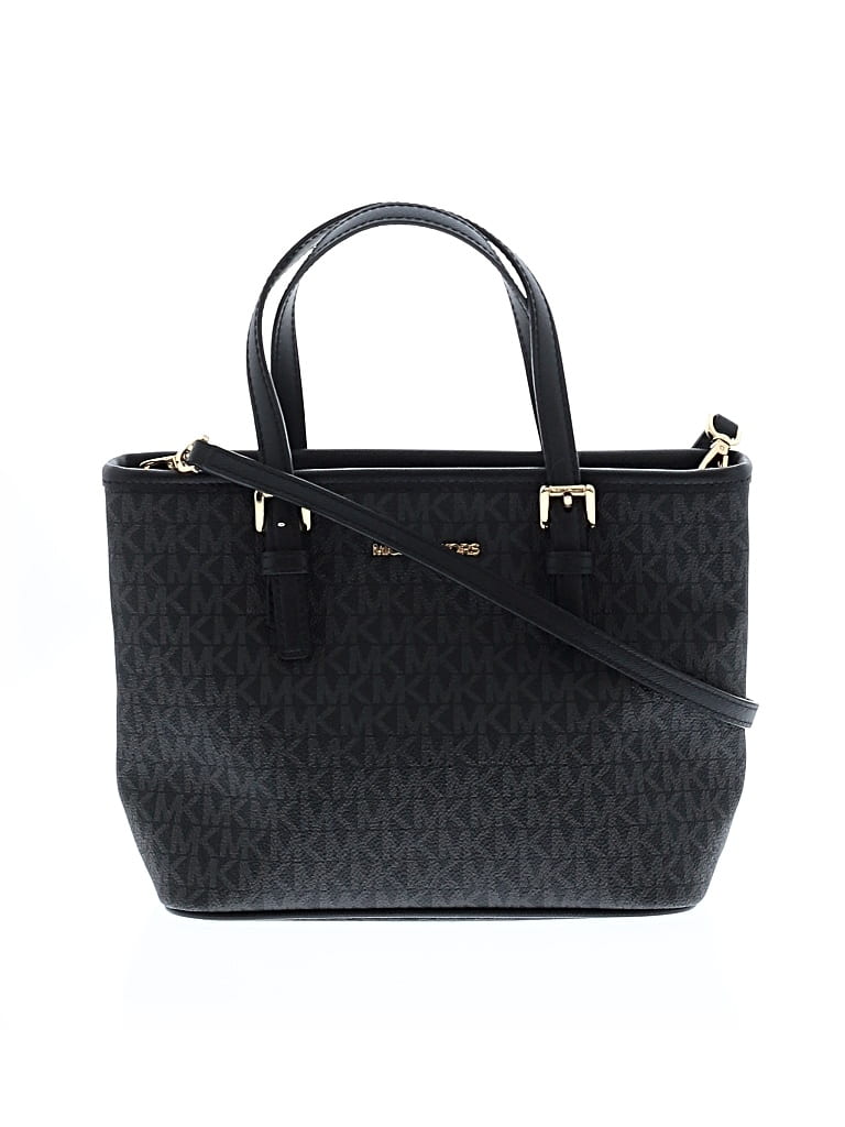 Pre-owned Michael Michael Kors Satchel In Black