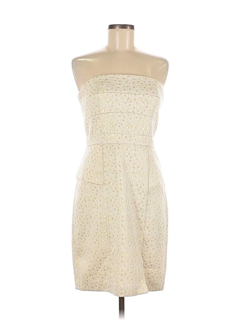 Pre-owned Cynthia Steffe Cocktail Dress In White