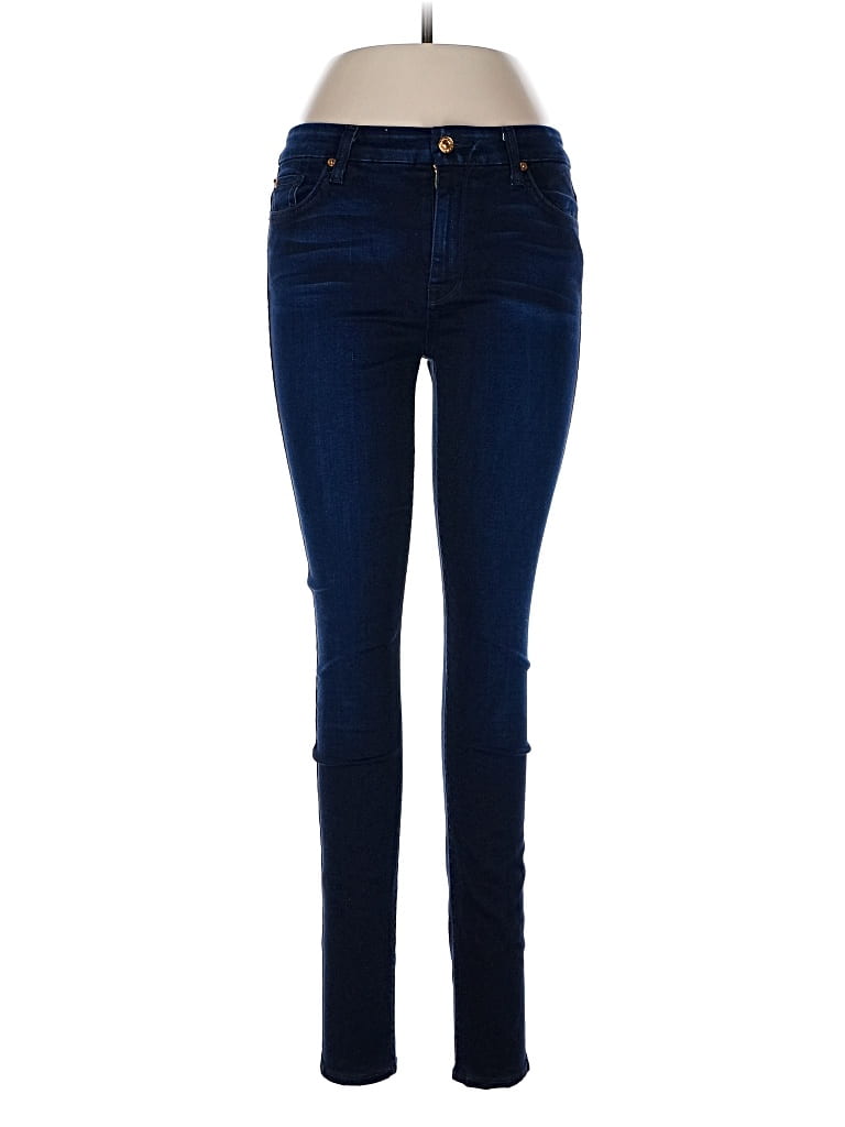 Pre-owned 7 For All Mankind Jeans In Blue