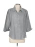 Lane Houndstooth Gray 3/4 Sleeve Blouse Size L - photo 1