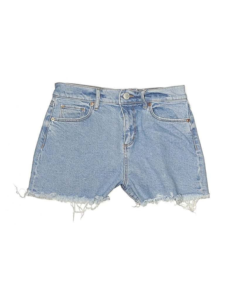 Pre-owned Ann Taylor Loft Denim Shorts In Blue