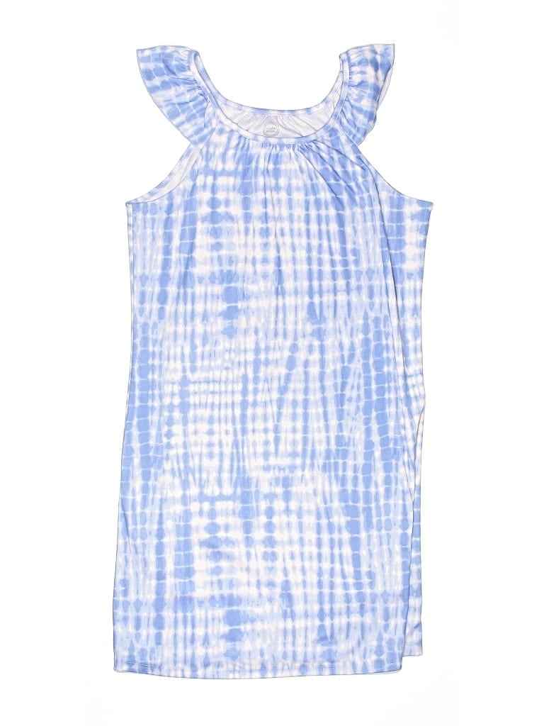 Pre-owned Wonder Nation Kids' Dress In Blue
