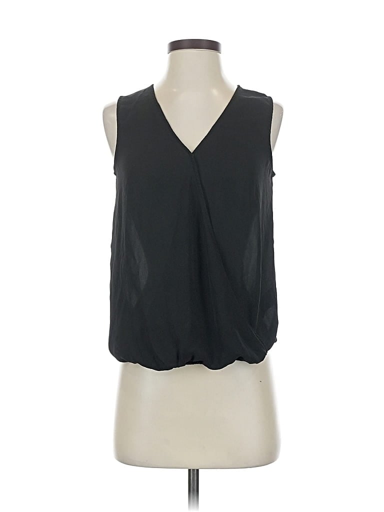 Pre-owned Unbranded Sleeveless Blouse In Black