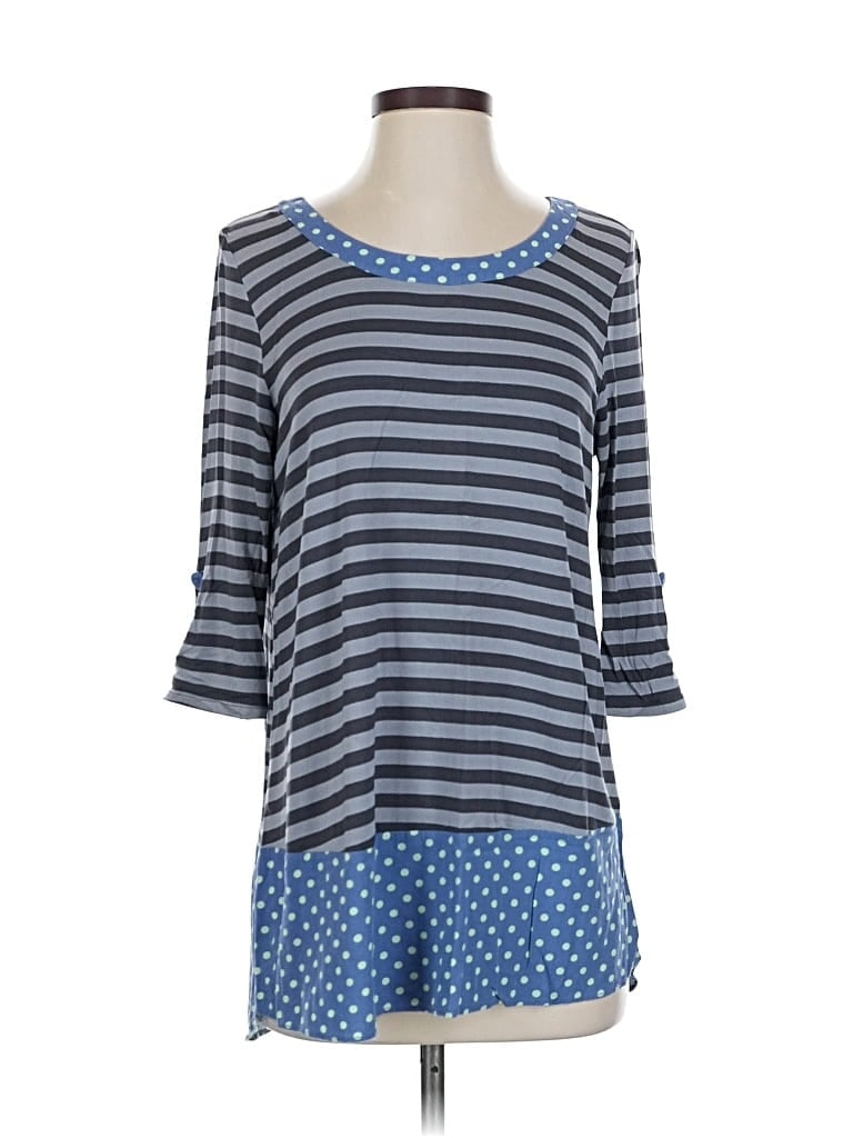 Pre-owned Matilda Jane 3/4 Sleeve T-shirt In Blue