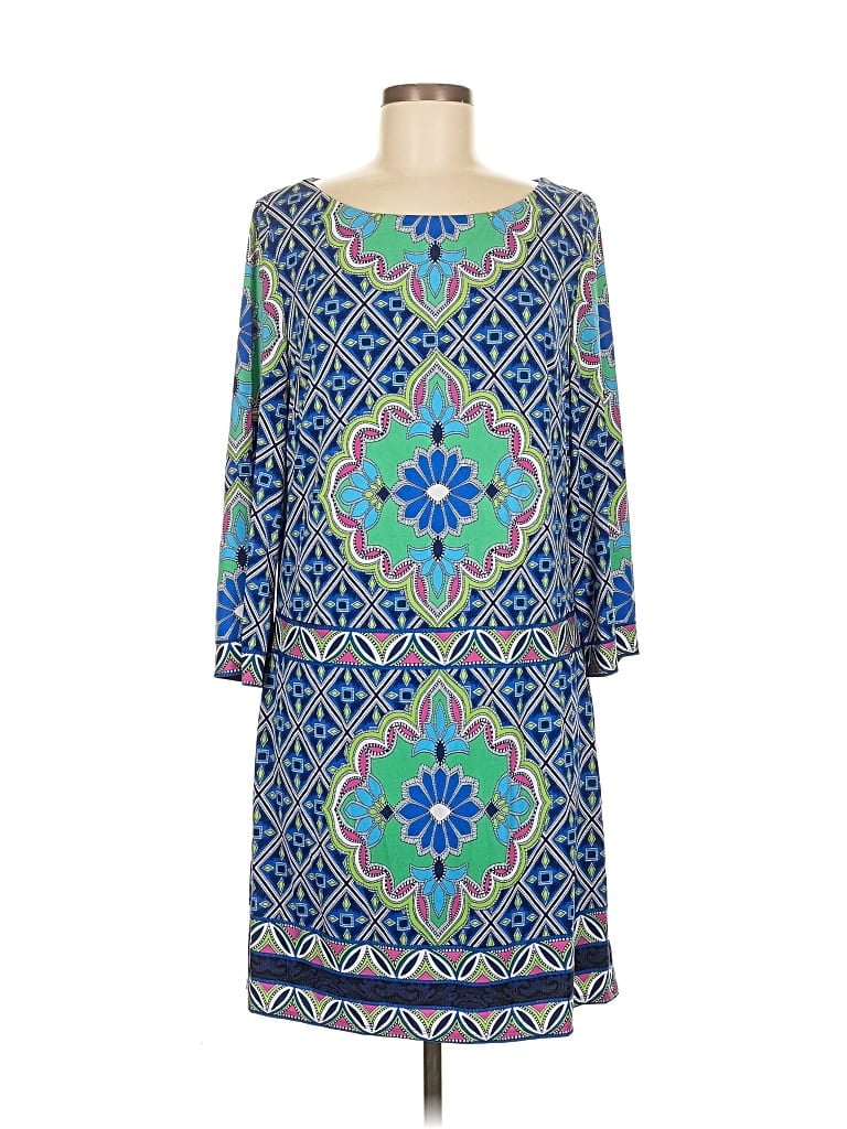 Pre-owned Laundry By Shelli Segal Casual Dress In Blue