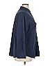 Chico's Solid Blue Long Sleeve Button-Down Shirt Size XL (3) - photo 4