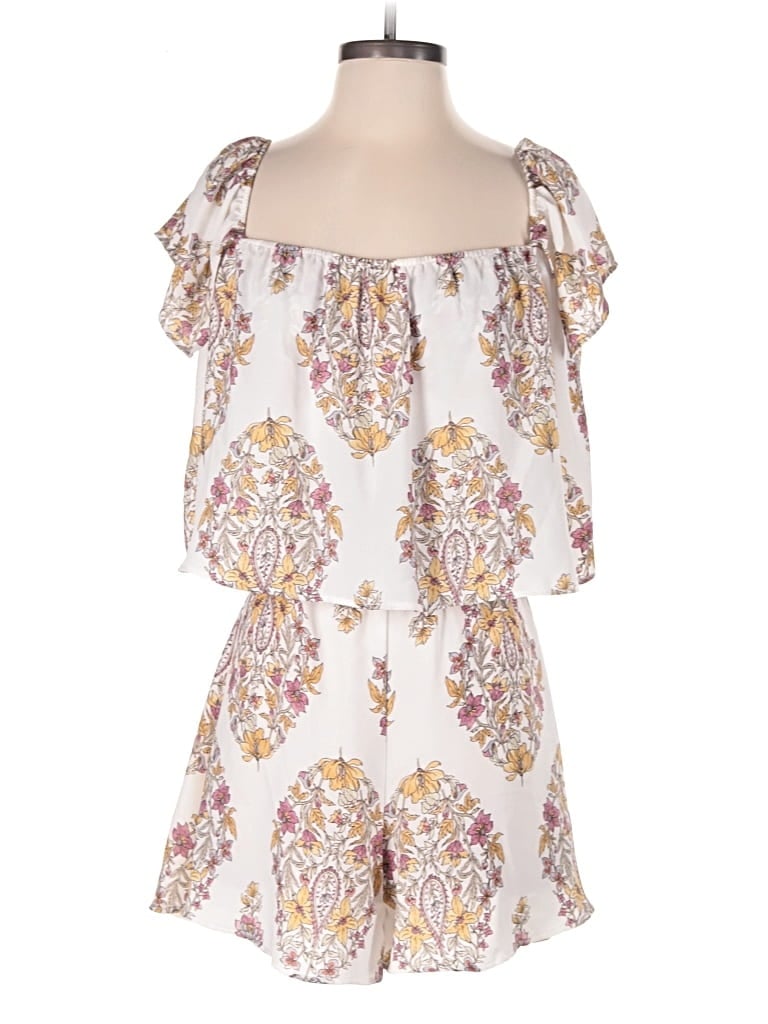 Pre-owned Show Me Your Mumu Romper In White