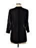 Assorted Brands 100% Polyester Black 3/4 Sleeve Blouse Size M - photo 2