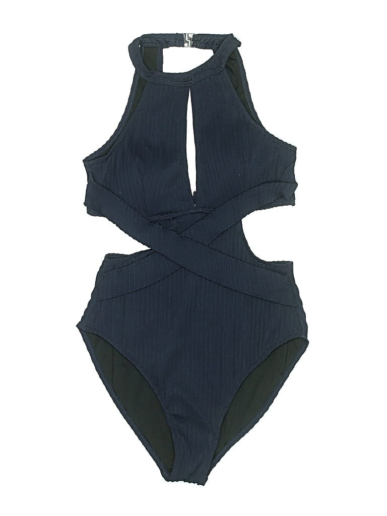 Pre-owned Unbranded One Piece Swimsuit In Blue