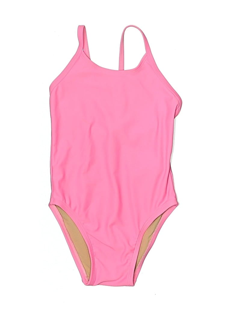 Click to view more detailed imagery on our partner's website Pre-owned Old Navy Kids' One Piece Swimsuit In Pink