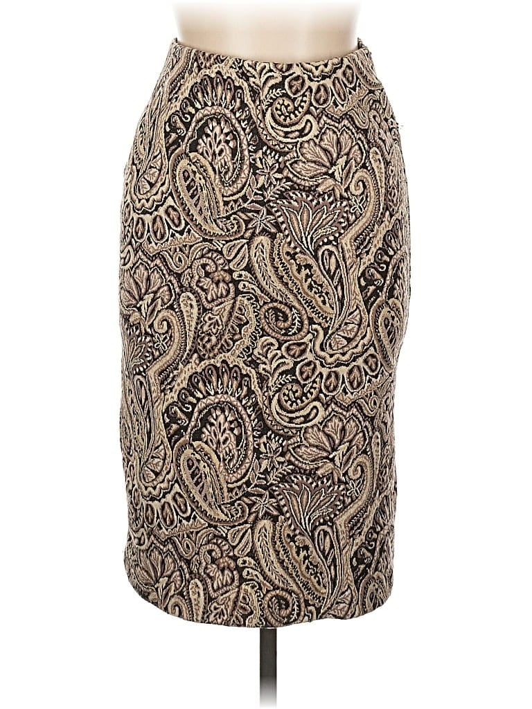 Pre-owned Eci Formal Skirt In Brown