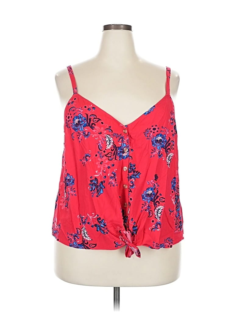 Torrid Sleeveless Blouse In Pink