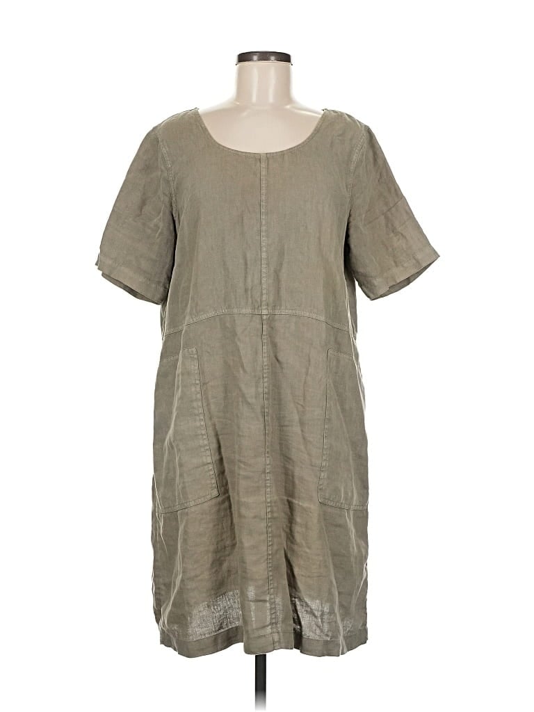 Pre-owned Purejill Casual Dress In Gray