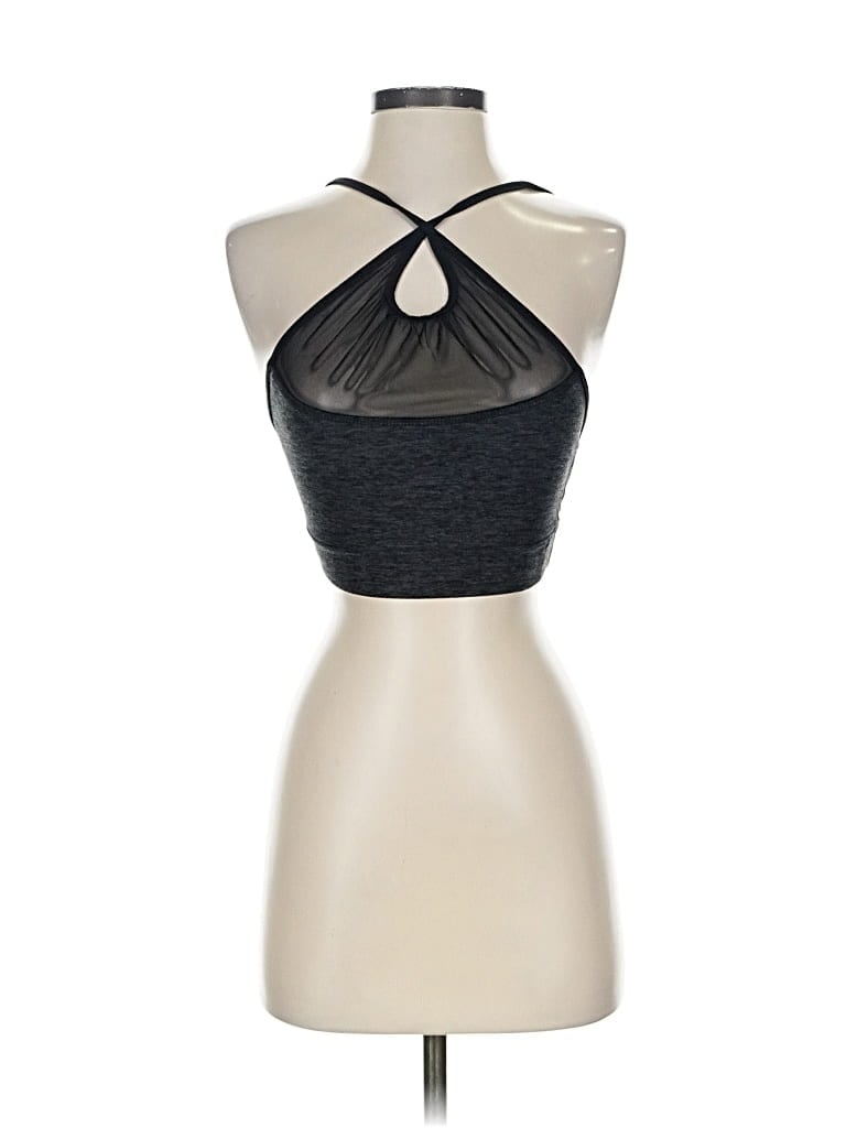 Pre-owned Hard Tail Tank Top Black Halter Neckline Tops