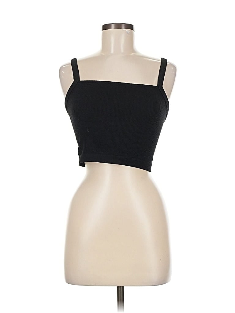 Pre-owned Colsie Tank Top Black Strapless Neckline Tops