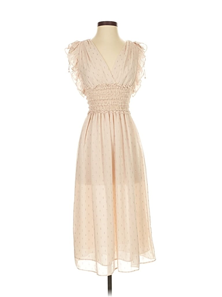 Pre-owned Max Studio Cocktail Dress In Brown