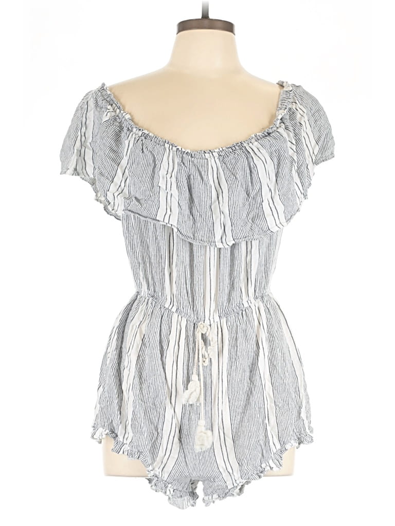 Pre-owned William B Romper In Gray