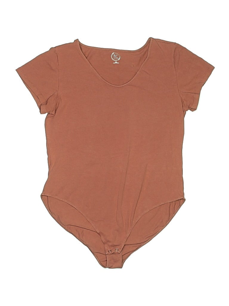 Pre-owned 24/7 Maurices Bodysuit In Brown
