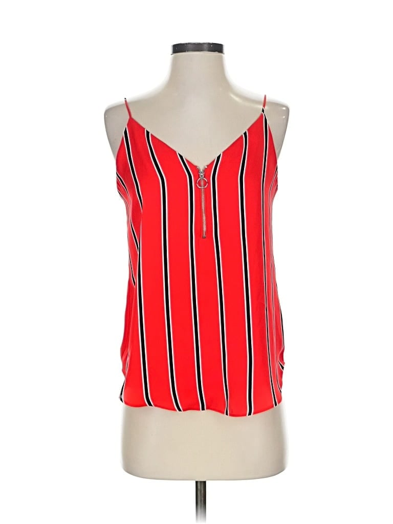 Pre-owned Express Tank Top Red Strapless Neckline Tops