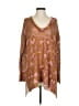 Show Me Your Mumu 100% Polyester Animal Print Brown Pullover Sweater Size XS - photo 1
