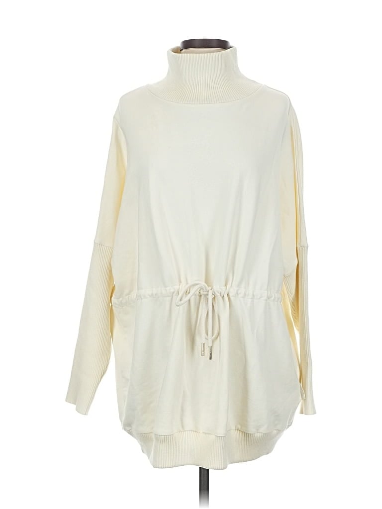 Pre-owned Varley Pullover Sweater In White