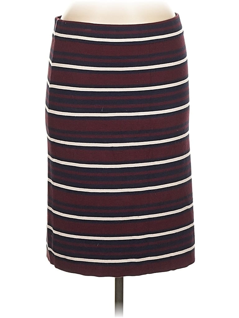 Pre-owned Ann Taylor Loft Outlet Casual Skirt In Burgundy