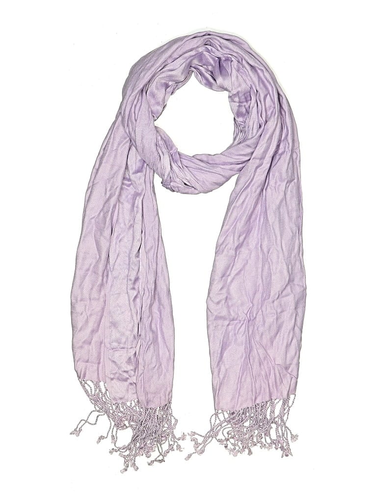 Pre-owned Isa & Stef Scarf In Purple