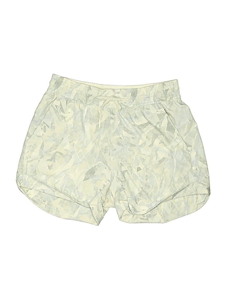 Pre-owned Lululemon Athletica Shorts In White