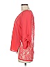 Studio Y 100% Polyester Red Pink 3/4 Sleeve Blouse Size M - photo 5