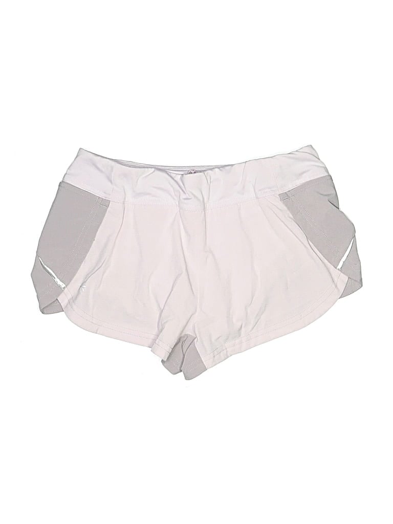 Pre-owned Athleta Girl Kids' Athletic Shorts In White