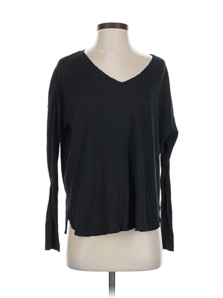 Pre-owned Wild Fable Pullover Sweater In Black