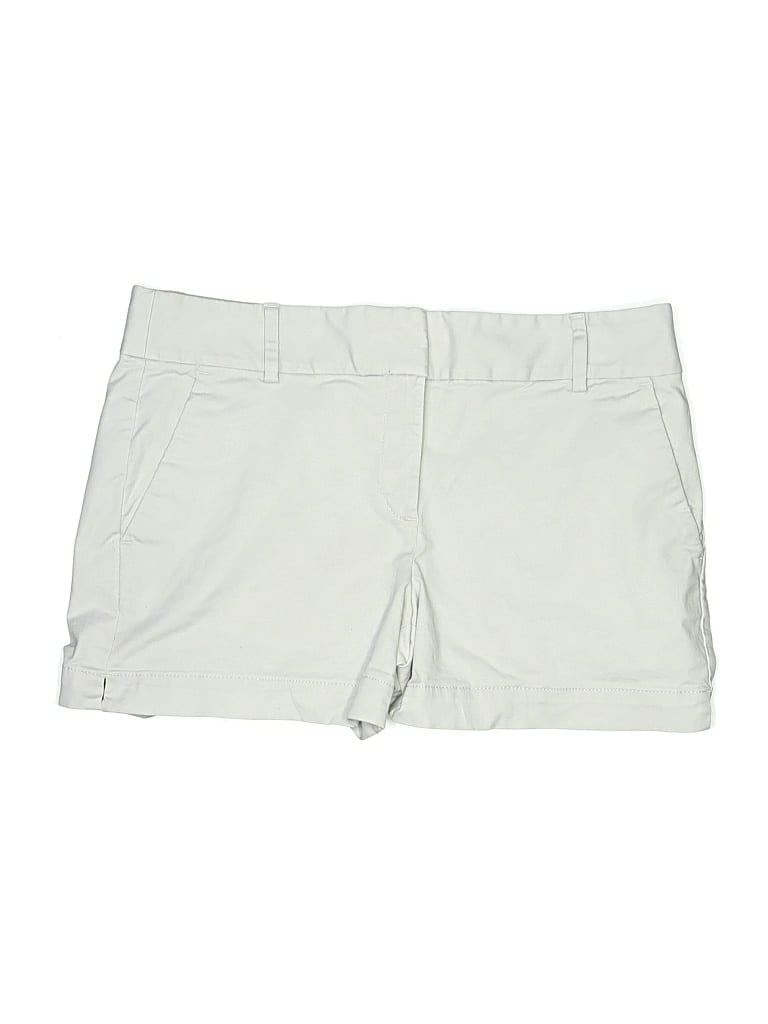 Pre-owned Ann Taylor Loft Khaki Shorts In White