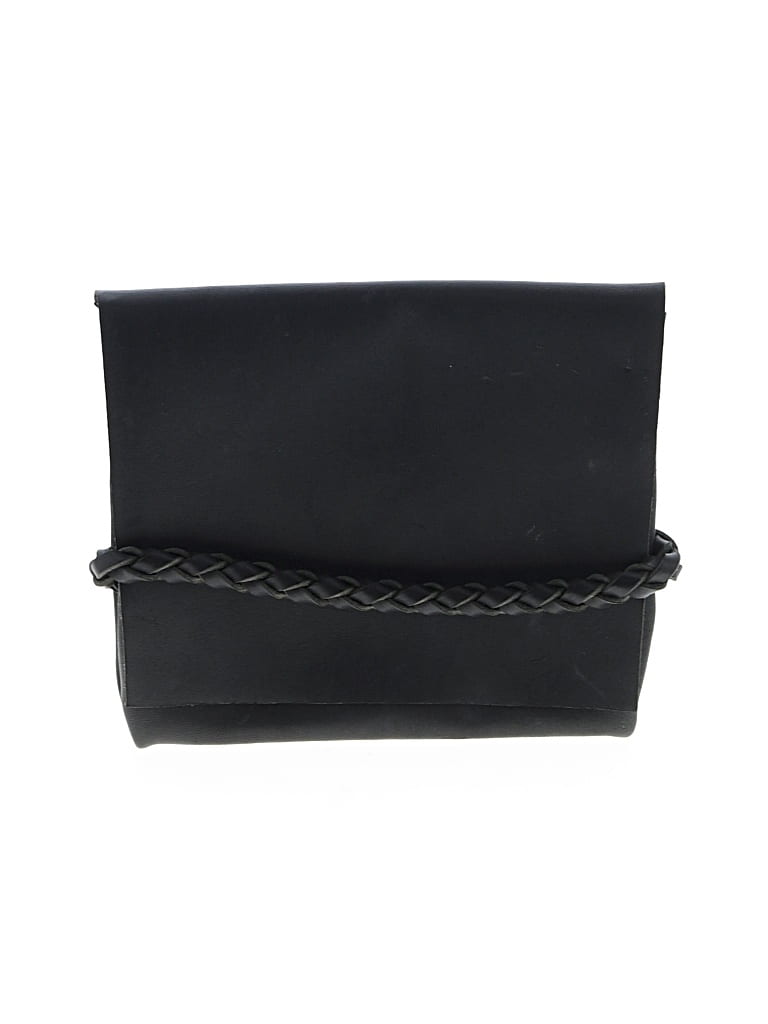 Pre-owned Ara Leather Clutch In Black