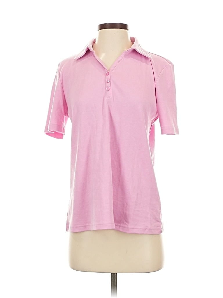 Pre-owned Blair Short Sleeve Polo Shirt In Pink