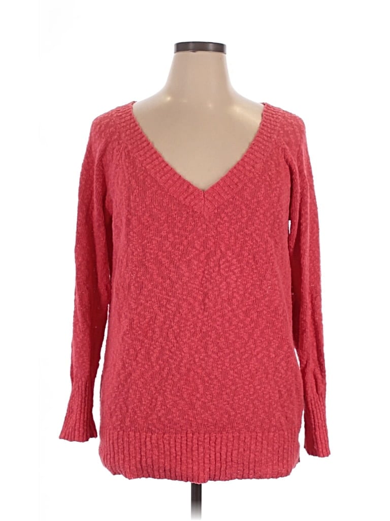 Pre-owned Old Navy Pullover Sweater In Red