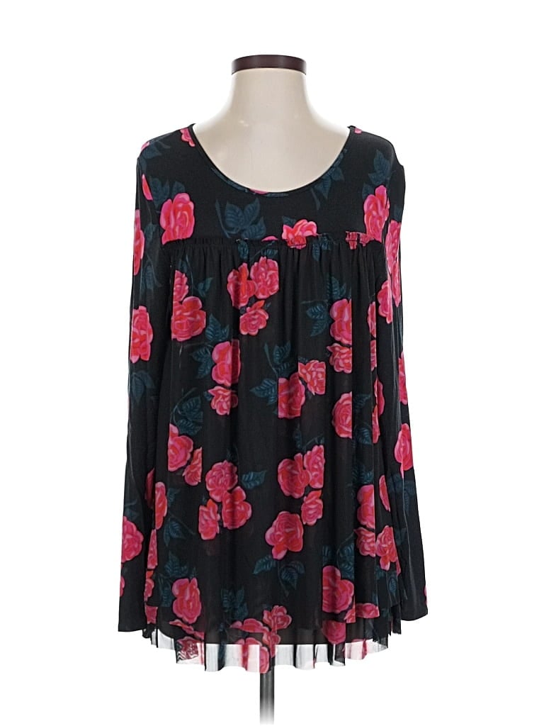 Pre-owned Matilda Jane Long Sleeve T-shirt In Black