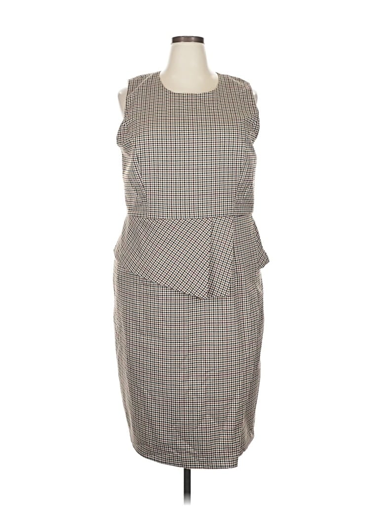 HALOGEN Pre-owned Cocktail Dress In Gray