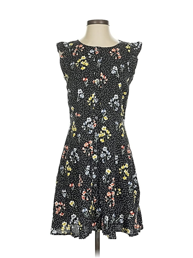 Pre-owned Ann Taylor Loft Casual Dress In Black