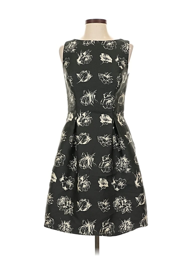 Pre-owned Lela Rose Cocktail Dress In Black