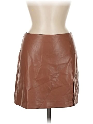 Sun-deh Faux Leather Skirt (view 1)